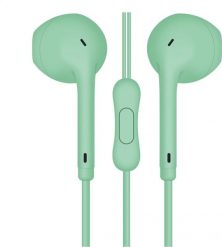 Słuchawki Freestyle FREESTYLE EARPHONES MINI JACK + MIC MACAROON STYLE GREEN [45758] TE. Zielone słuchawki dokanałowe Freestyle. Za 14.62 zł.