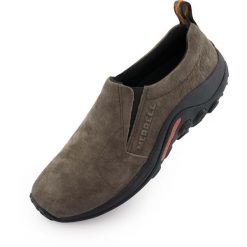 Buty turystyczne Sneakersy Męskie Merrell Jungle Moc. Brązowe buty sportowe męskie Merrell, bez wzorów, z materiału, bez zapięcia. Za 255.90 zł.