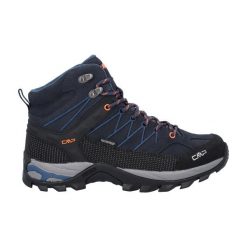 Buty trekkingowe męskie CMP Rigel Mid Wp. Czarne trekkingi męskie CMP, z materiału, bez zapięcia. Za 379.99 zł.