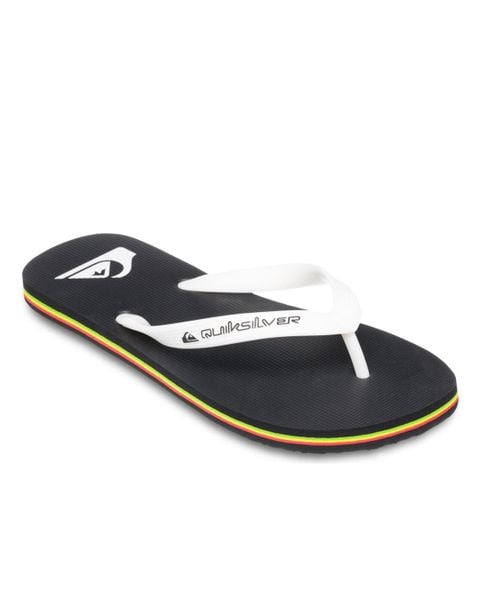 Klapki dla Mężczyzn MOLOKAI CORE. Klapki męskie Quiksilver, bez wzorów, z gumy, bez zapięcia. Za 84.99 zł.