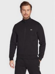 Lacoste Bluza SH9622 Czarny Regular Fit. Czarne bluzy męskie Lacoste, m, bez wzorów, z bawełny, bez ramiączek, bez kaptura. Za 595.45 zł.