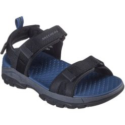 Sandały Skechers Tresmen - Ryer, Mężczyźni. Czarne buty zimowe męskie Skechers, bez wzorów, z gumy, bez zapięcia. Za 490.00 zł.