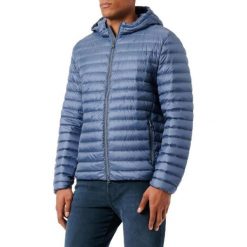 Kurtka GEOX M WARRENS Niebieski. Niebieskie kurtki męskie Geox, m, bez wzorów, z tkaniny, casualowe, bez kaptura. Za 535.99 zł.
