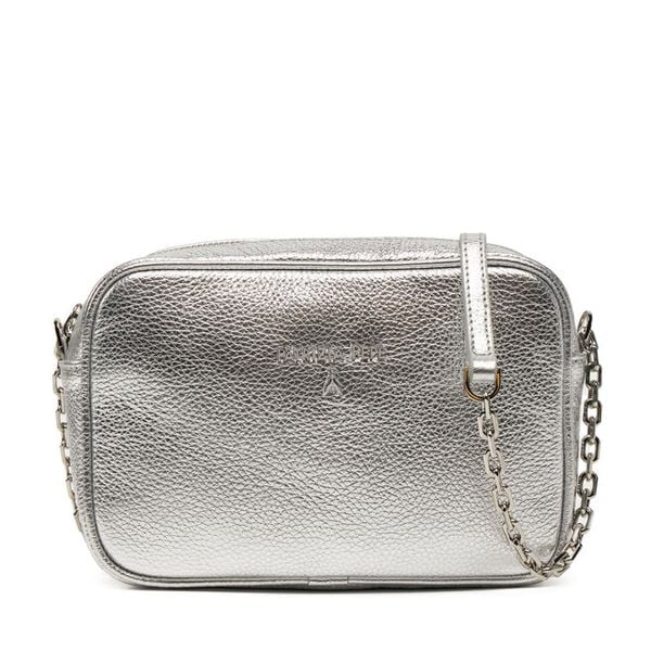 Torebka Patrizia Pepe. Szare listonoszki damskie Patrizia Pepe, bez wzorów, bez dodatków. Za 529.99 zł.