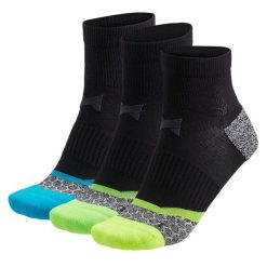 Skarpety do biegania - Uniseks - Multi Czarny - 3 pary. Czarne skarpetki damskie Xtreme, bez wzorów, z elastanu. Za 134.79 zł.