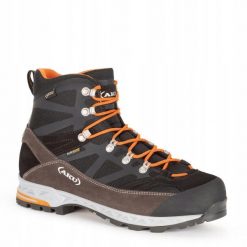 Buty trekkingowe męskie Aku M'S TREKKER PRO GTX, black/ orange, 42. Czarne trekkingi męskie Aku, bez zapięcia. Za 756.25 zł.