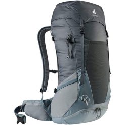 Plecak turystyczny Deuter Futura 34 EL dla wysokich - graphite/shale. Niebieskie plecaki damskie Deuter, bez wzorów, sportowe. Za 655.99 zł.