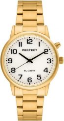 Zegarek Perfect Zegarek Perfect EL001M-04 męski klasyczny podświetlany . Zegarki męskie Perfect, bez wzorów. Za 149.00 zł.