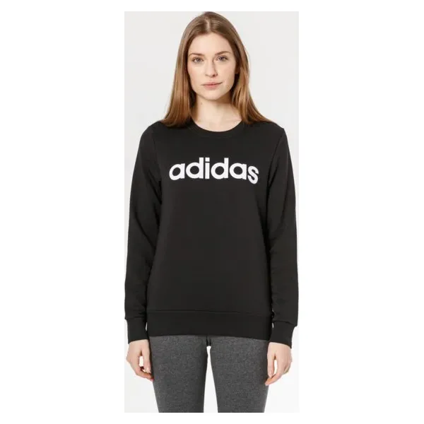 Adidas Bluza W E Lin Se Eat , czarny, rozmiar M. Czarne bluzy damskie Adidas, m, bez wzorów, z bawełny, klasyczne, bez ramiączek, bez kaptura. Za 169.99 zł.