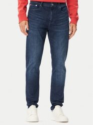 Tommy Hilfiger Jeansy Bleecker MW0MW43161 Granatowy Slim Fit. Niebieskie jeansy męskie Tommy Hilfiger, z bawełny. Za 489.99 zł.