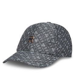 Czapka z daszkiem Tommy Hilfiger. Niebieskie czapki damskie Tommy Hilfiger, bez wzorów. Za 139.99 zł.