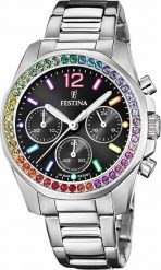 Zegarek Festina Zegarek damski Festina F20606-3 srebrny. Szare zegarki damskie Festina, srebrne. Za 696.00 zł.