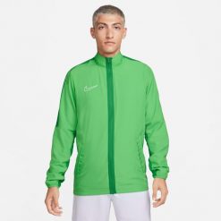 Kurtka Mężczyzna Nike Dri-Fit Academy 23 zielony. Białe kurtki męskie Nike, l, bez wzorów, z dresówki, bez kaptura. Za 230.15 zł.