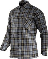 UN KOSZULA FLANELOWA ROCKER SZARA, POLSKA ROZMIAR XL. Szare koszule męskie UN, m, bez wzorów, bez kołnierzyka, bez ramiączek. Za 56.51 zł.