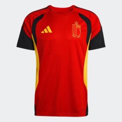 Koszulka piłkarska ADIDAS Tiro Belgia. Bluzki damskie Adidas, s, bez wzorów, sportowe, bez kołnierzyka, bez ramiączek. Za 249.99 zł.