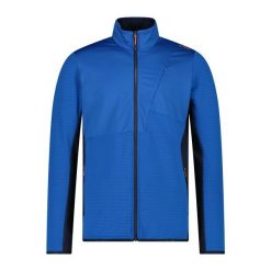 Bluza męska turystyczna CMP 34G1627. Niebieskie bluzy męskie CMP, l, bez wzorów, sportowe, bez ramiączek, bez kaptura. Za 361.50 zł.