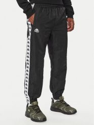 Kappa Spodnie dresowe Orfeo 36235NW Czarny Comfort Fit. Czarne spodnie sportowe męskie Kappa, m, bez wzorów, z dresówki. Za 179.99 zł.