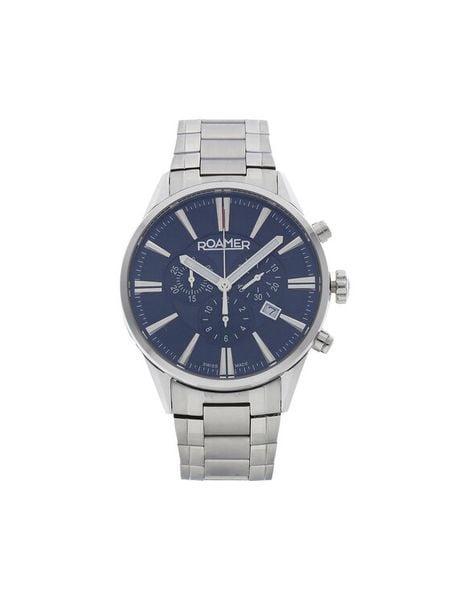 Roamer Zegarek Superior Chrono 508837 41 45 50 Srebrny. Szare zegarki męskie Roamer, bez wzorów, srebrne. Za 1,199.00 zł.