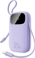 Baseus EnerFill FC21 Qpow 3 Ultra 20000 mAh 22.5W fioletowy. Fioletowe powerbanki . Za 109.90 zł.