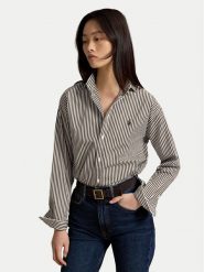 Polo Ralph Lauren Koszula 211910743510 Brązowy Regular Fit. Brązowe koszule damskie Polo Ralph Lauren, xxl, bez wzorów, z bawełny, bez kołnierzyka, bez ramiączek. Za 859.99 zł.