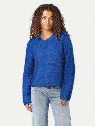 Noisy May Sweter Sassy 27029424 Niebieski Relaxed Fit. Niebieskie swetry nierozpinane damskie Noisy May, xs, bez wzorów, z syntetyku, bez kołnierzyka, bez ramiączek. Za 89.99 zł.