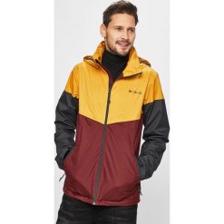 Columbia - Kurtka. Brązowe kurtki męskie Columbia, l, bez wzorów, z materiału, z kapturem. W wyprzedaży za 299.90 zł.
