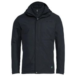 Kurtka puchowa 3 w 1 VAUDE Caserina II. Czarne kurtki sportowe męskie Vaude, m, bez wzorów, z hardshellu, z kapturem, trekkingowe, primaloft. Za 1,443.15 zł.