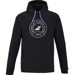 Bluza tenisowa męska Babolat Exercise Hood Sweta z kapturem. Czarne bluzy męskie BABOLAT, m, bez wzorów, sportowe, bez ramiączek, z kapturem. Za 249.99 zł.