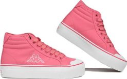 Kappa Buty damskie Kappa Boron MId Pf różowo-białe 243161 2210 39. Białe obuwie sportowe damskie Kappa, bez wzorów, bez zapięcia. Za 90.21 zł.