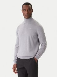 KARL LAGERFELD Golf 655058 554399 Szary Regular Fit. Szare swetry męskie KARL LAGERFELD, m, bez wzorów, z wełny, bez kołnierzyka, bez ramiączek. Za 639.99 zł.