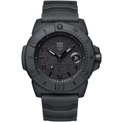Zegarek męski Luminox XS.3601.BO.NSF, Quartz, 45mm, 20ATM. Czarne zegarki męskie Luminox, bez wzorów, z materiału. Za 2,462.05 zł.
