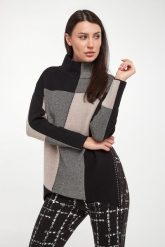Sweter damski z golfem JOSEPH RIBKOFF. Swetry nierozpinane damskie Joseph Ribkoff, xs, bez wzorów, bez kołnierzyka, bez ramiączek. W wyprzedaży za 674.25 zł.