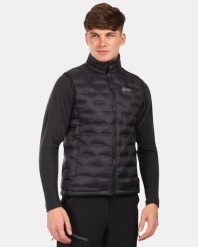Kurtka puchowa bez rękawów Kilpi Nai. Czarne kurtki męskie Kilpi, m, bez wzorów, z materiału, wakacyjne, bez kaptura. Za 272.00 zł.