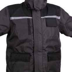 Kurtka męska Apple JACKET LONG ARCT GREY/BLACK WJ-8924 XXL. Czarne kurtki męskie Apple, m, bez wzorów, bez kaptura. Za 192.22 zł.