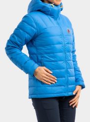 Kurtka puchowa damska Fjallraven Expedition Pack Down Hoodie. Niebieskie kurtki sportowe damskie Fjällräven, na zimę, l, bez wzorów, z materiału, bez ramiączek, bez kaptura, trekkingowe. Za 1,560.89 zł.