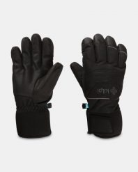 Rękawiczki narciarskie unisex Kilpi SKIMI-U. Czarne rękawiczki męskie Kilpi, bez wzorów, z materiału. Za 163.85 zł.