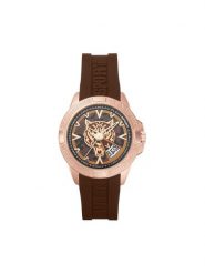 Plein Sport Zegarek Touchdown Camo PSFBA0323 Brązowy. Brązowe, analogowe zegarki męskie Plein Sport, bez wzorów. Za 649.99 zł.