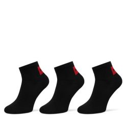 Skarpety krótkie HUGO. Czarne skarpety męskie Hugo, bez wzorów. Za 89.99 zł.