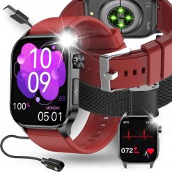 SMARTWATCH KARDIOWATCH POMIAR GLUKOZY EKG TEMPERATURA HRV CIŚNIENIE ROZMOWY. Zegarki smartwatch JG Smart, bez wzorów. Za 279.99 zł.