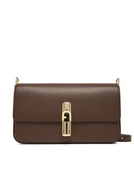 Furla Torebka Iride S WB01826 ARE000 CN 4284S Brązowy. Brązowe listonoszki damskie Furla, bez wzorów, ze skóry, bez dodatków. Za 1,319.00 zł.