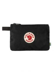 Saszetka Fjallraven Kanken Gear Pocket - black. Czarne torby na ramię męskie Fjällräven, z materiału, małe. Za 99.99 zł.