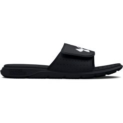 Klapki męskie Under Armour Ignite Pro. Czarne klapki męskie Under Armour, bez wzorów, z materiału, bez zapięcia. Za 227.50 zł.