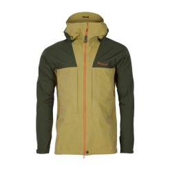Kurtka przeciwdeszczowa męska Pinewood Abisko Trekking 3L. Żółte kurtki męskie Pinewood, l, bez wzorów, sportowe, bez kaptura. Za 1,049.00 zł.