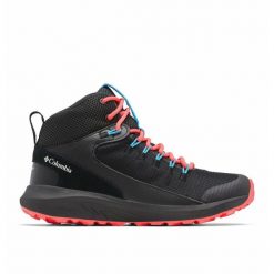 Buty trekkingowe damskie Columbia Trailstorm Mid Wp. Czarne obuwie trekkingowe damskie Columbia, bez zapięcia. W wyprzedaży za 399.00 zł.