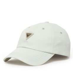 Czapka z daszkiem Guess. Niebieskie czapki damskie Guess, z aplikacjami. Za 159.99 zł.