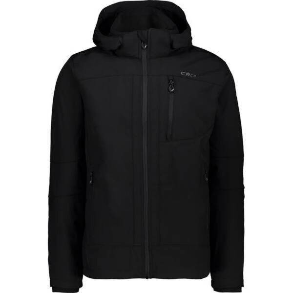 Kurtka softshell męska CMP. Czarne kurtki męskie CMP, m, bez wzorów, z softshellu, bez kaptura, trekkingowe. Za 312.99 zł.