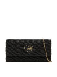 LOVE MOSCHINO Torebka JC4142PP1LLN100A Czarny. Czarne torebki do ręki damskie Love Moschino, bez wzorów, z materiału, bez dodatków. Za 719.99 zł.