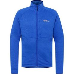 Kurtka w góry męska Jack Wolfskin Taiga. Niebieskie kurtki męskie Jack Wolfskin, l, bez wzorów, z materiału, klasyczne, bez kaptura. Za 506.00 zł.