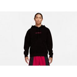 Bluza męska nike air jordan aj5 gfx fleece pullover hoodie black. Czarne bluzy męskie Nike, m, bez wzorów, sportowe, bez ramiączek, bez kaptura. Za 379.00 zł.