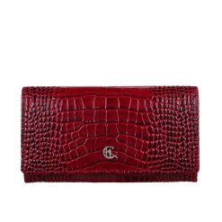 Duży portfel damski Canaletto RFID croco PD1602s162. Portfele damskie ze skóry. Za 180.50 zł.